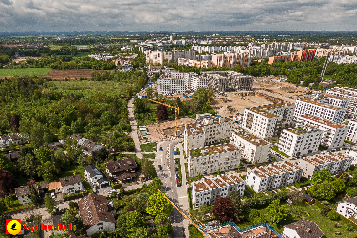 17.05.2023 - Baustelle Alexisquartier und Pandion Verde in Neuperlach